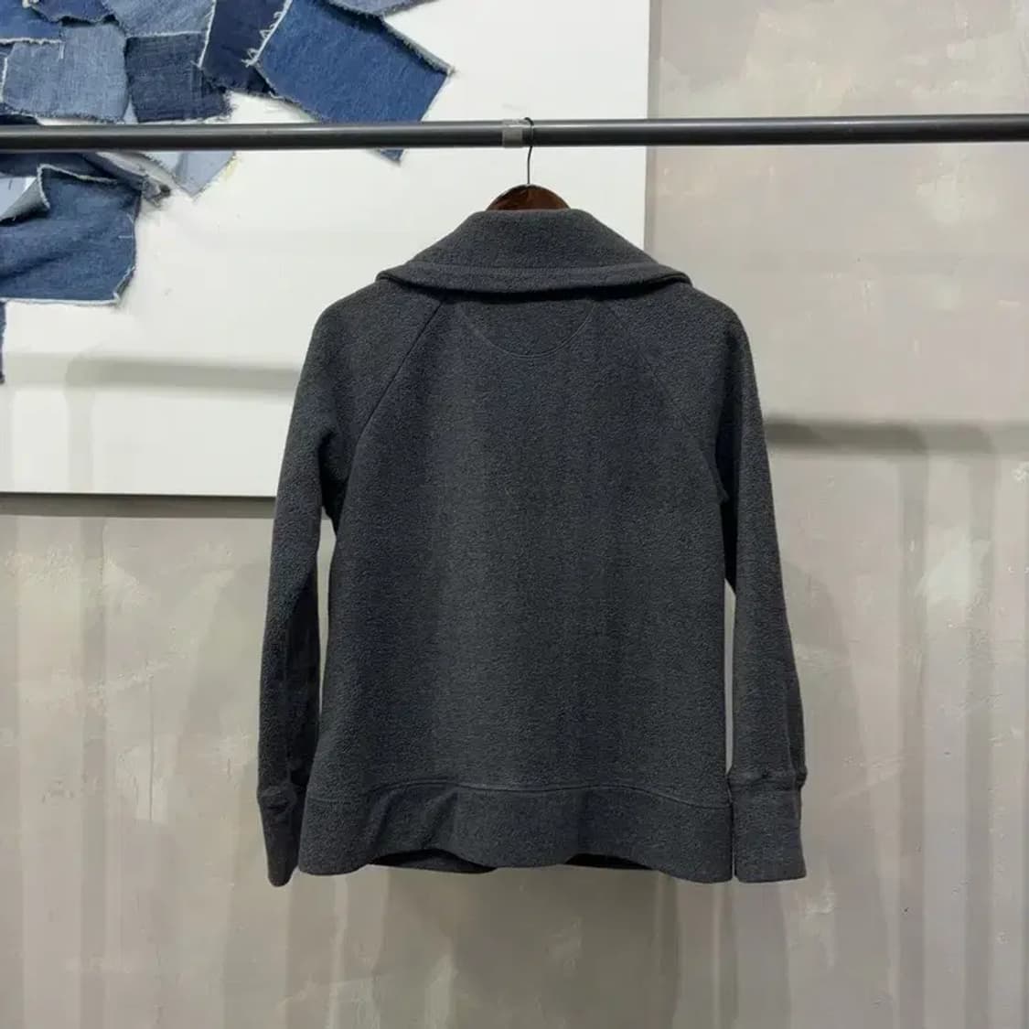 (95) 캘빈클라인 CK 여성 캐주얼 자수 후리스 플리츠 자켓 상품이미지4