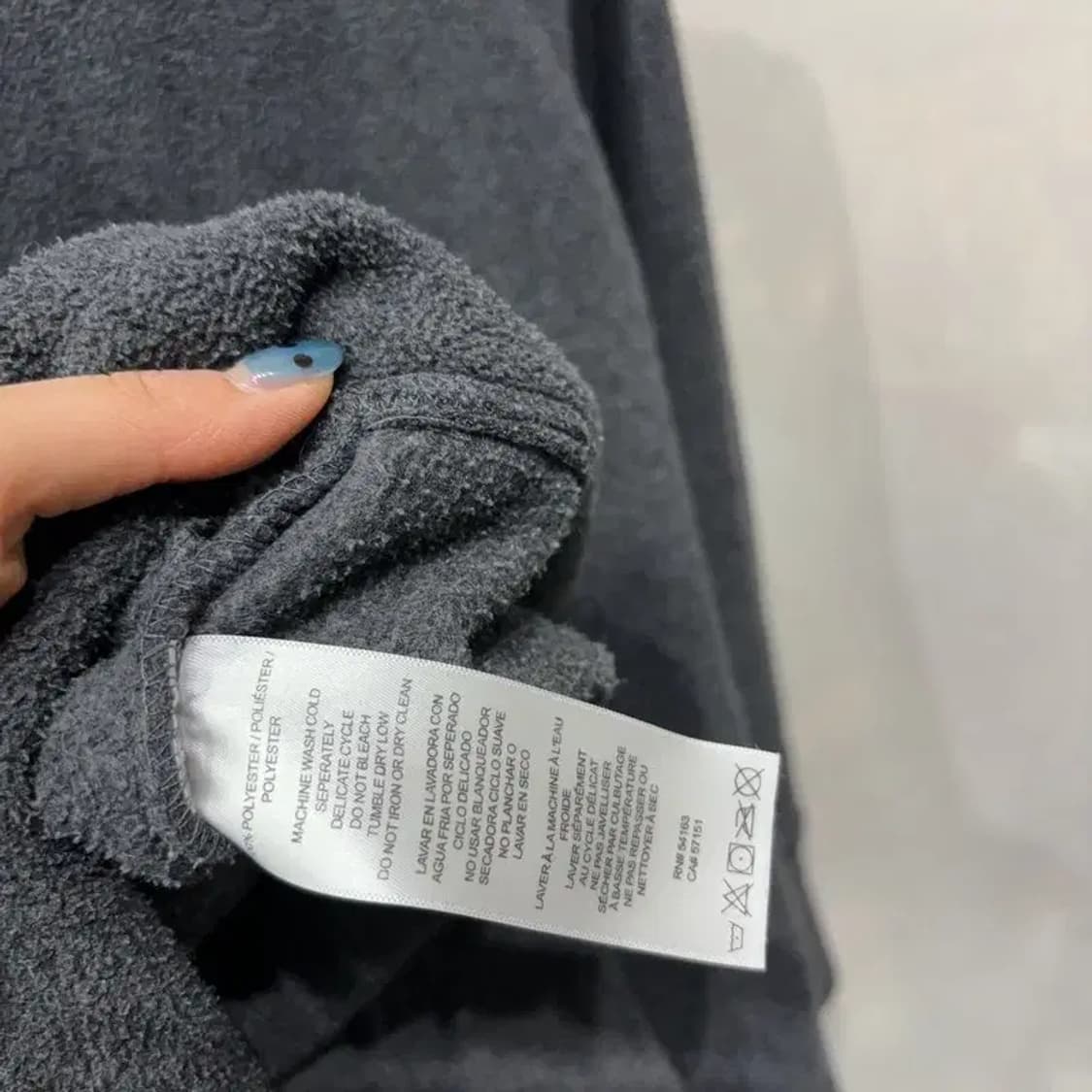 (95) 캘빈클라인 CK 여성 캐주얼 자수 후리스 플리츠 자켓 상품이미지5