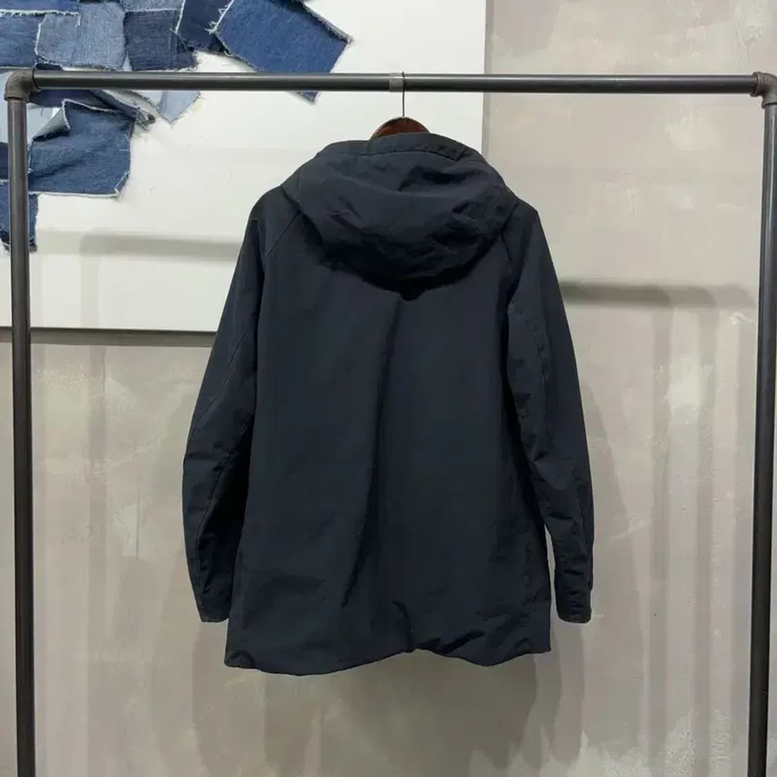 (100) 유니클로 캐주얼 하이브리드 후드 다운 파카 패딩 자켓 상품이미지4