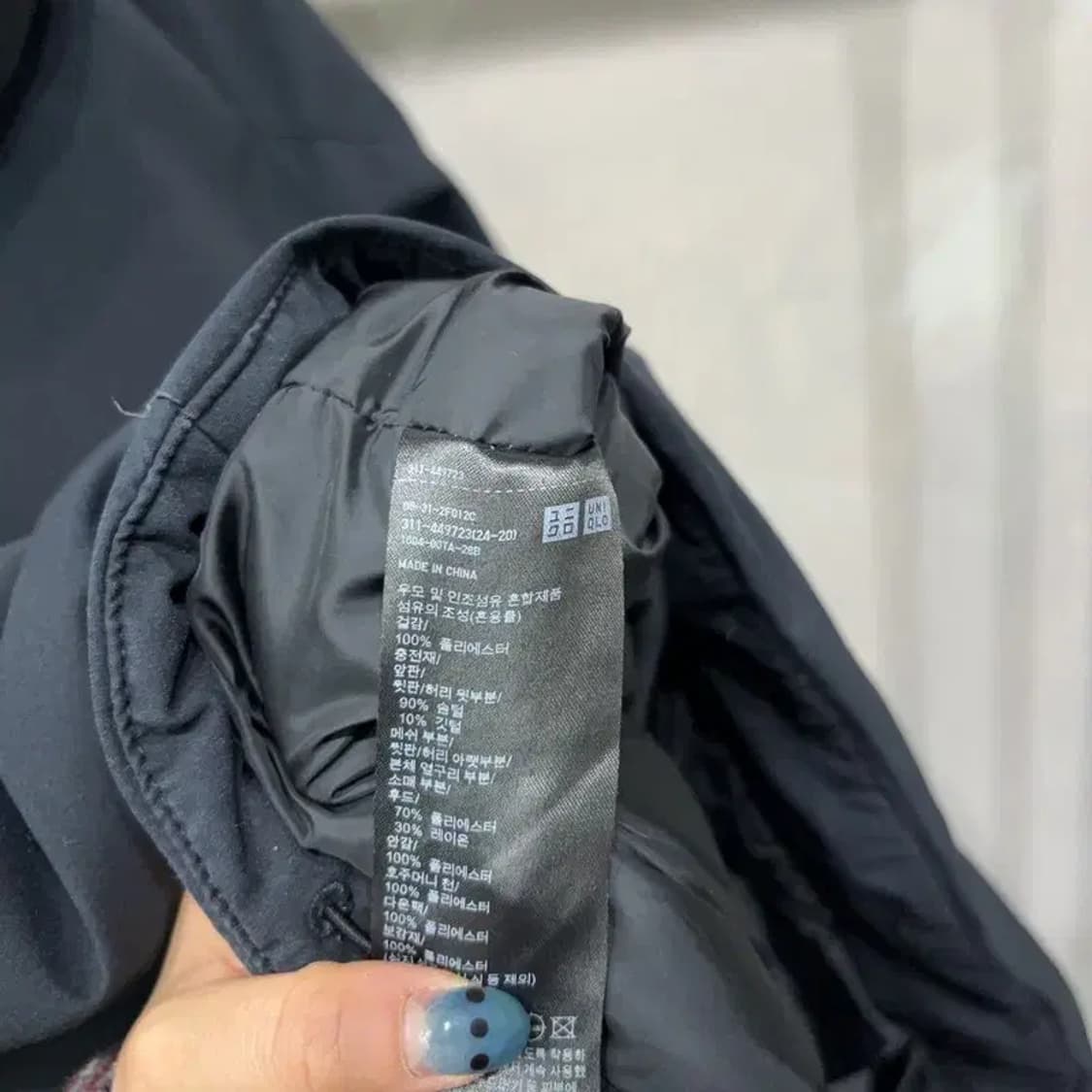 (100) 유니클로 캐주얼 하이브리드 후드 다운 파카 패딩 자켓 상품이미지5