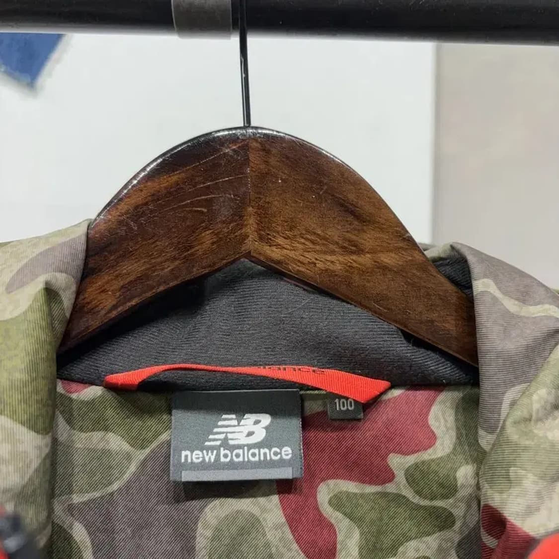 (100) 뉴발란스 스트릿 카모 배색 패디드 바람막이 하프 야상 자켓 상품이미지2