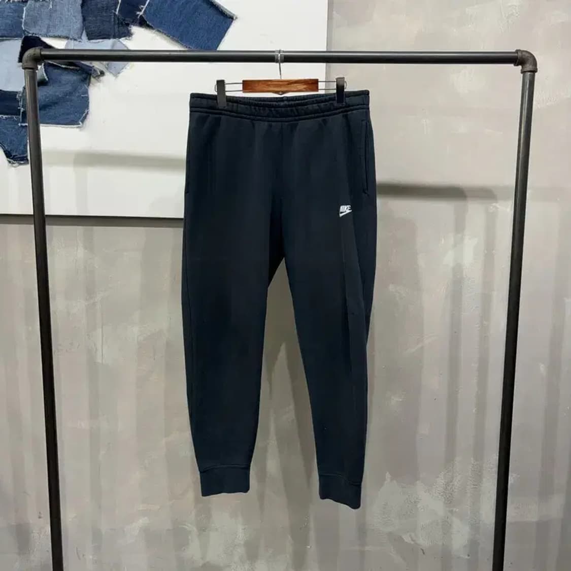 (32~34인치) 나이키 캐주얼 밴딩 기모 조거팬츠 운동바지 상품이미지1