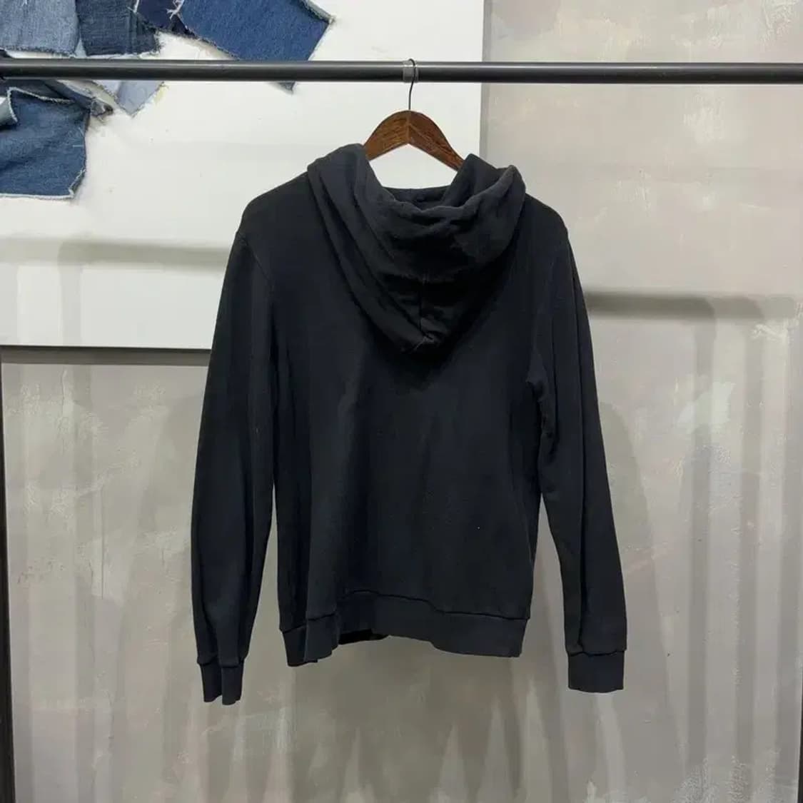 (100) 유니클로 여성 캐주얼 베이직 무지 후드집업 자켓 상품이미지4