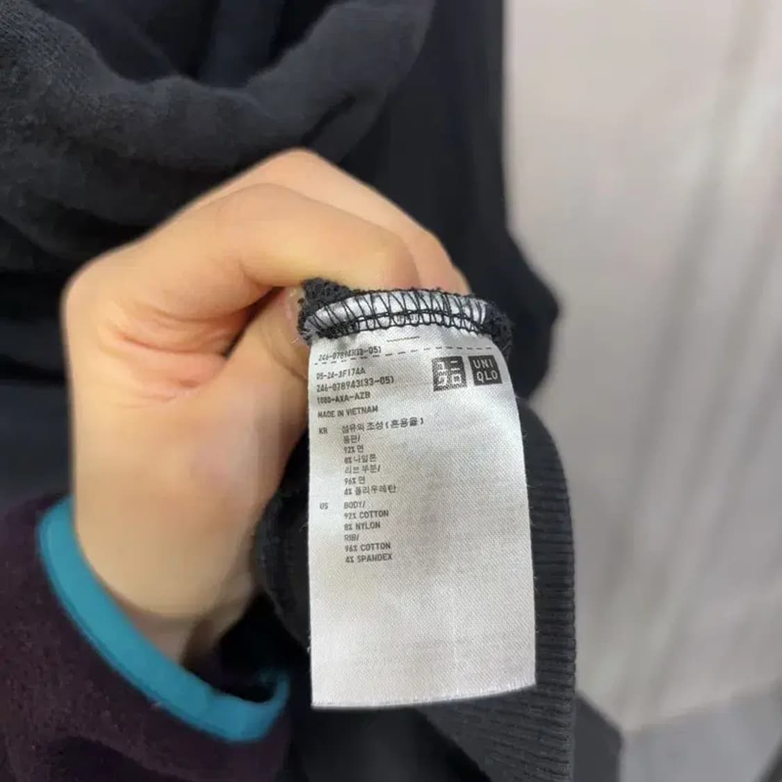 (100) 유니클로 여성 캐주얼 베이직 무지 후드집업 자켓 상품이미지6