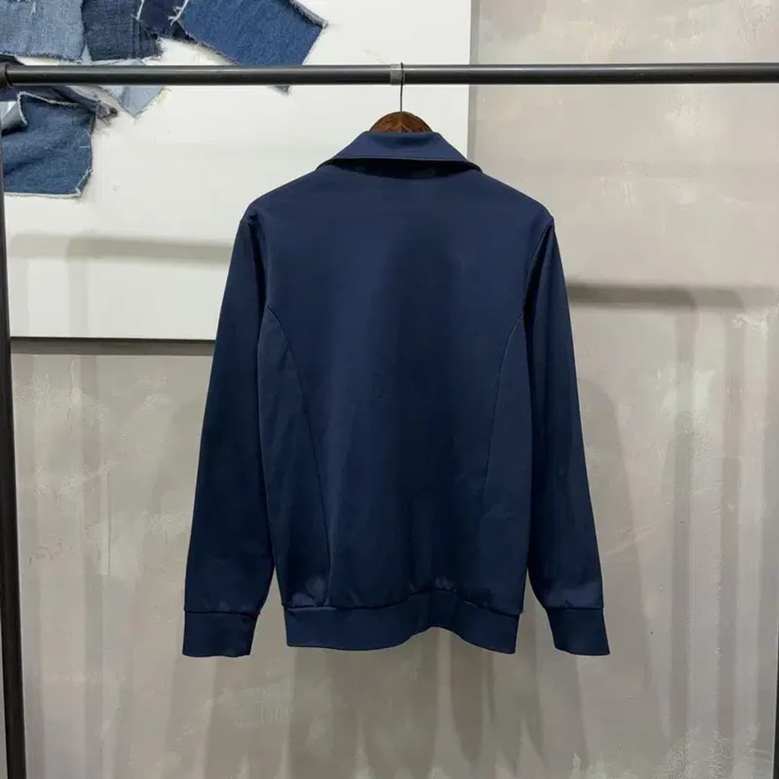 (100) 아디다스 스트릿 네이비 유로파 저지 집업 트랙탑 상품이미지4