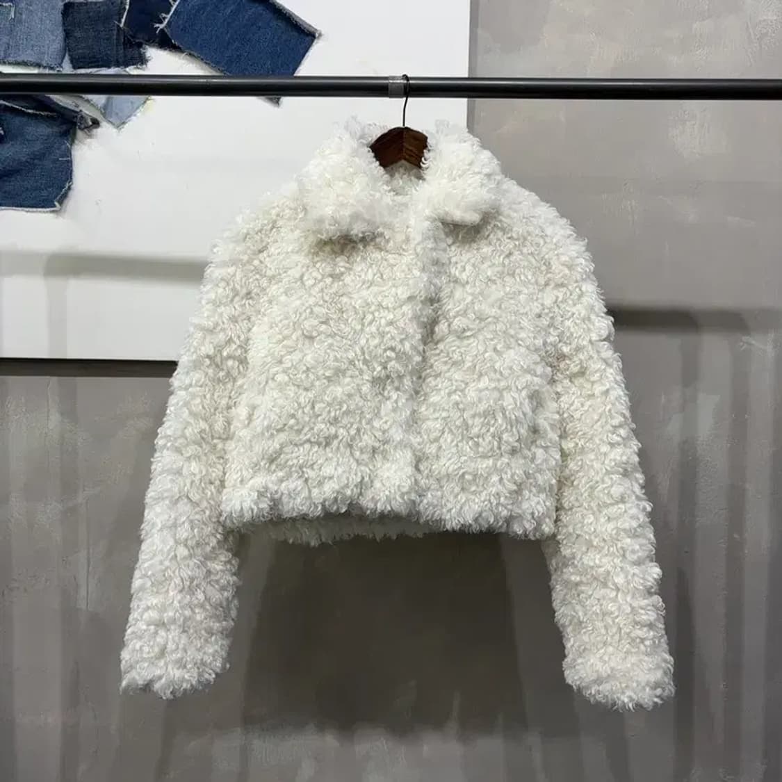 (85) 더오유 여성 캐주얼 양털 뽀글이 퍼자켓 상품이미지1