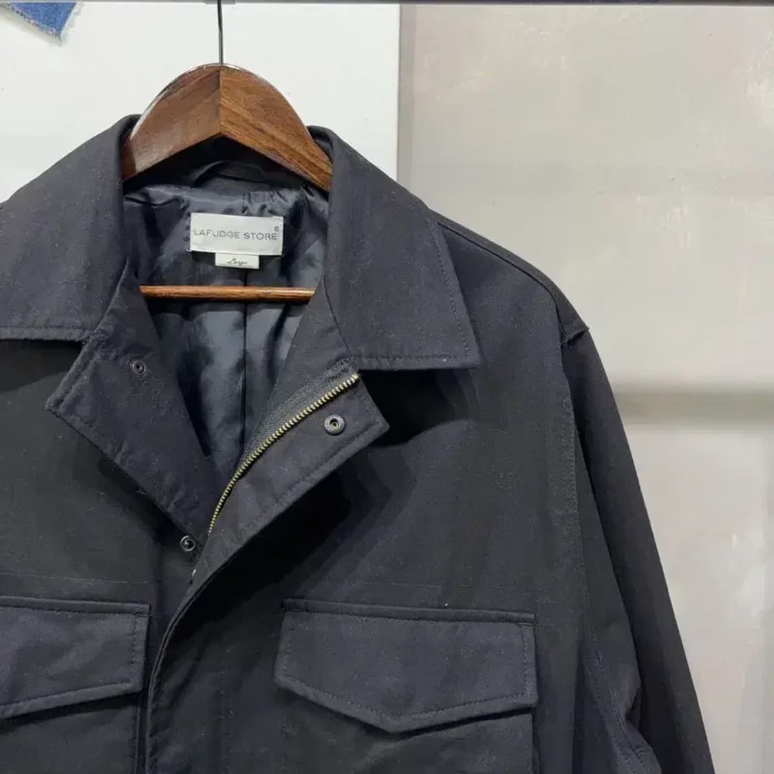 (105) 라퍼지스토어 캐주얼 투포켓 코튼 야상 자켓 상품이미지3