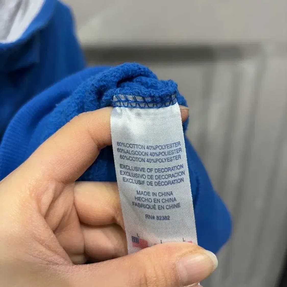 (90) 챔피온 여성 스트릿 빅로고 자수 약기모 후드티 상품이미지5