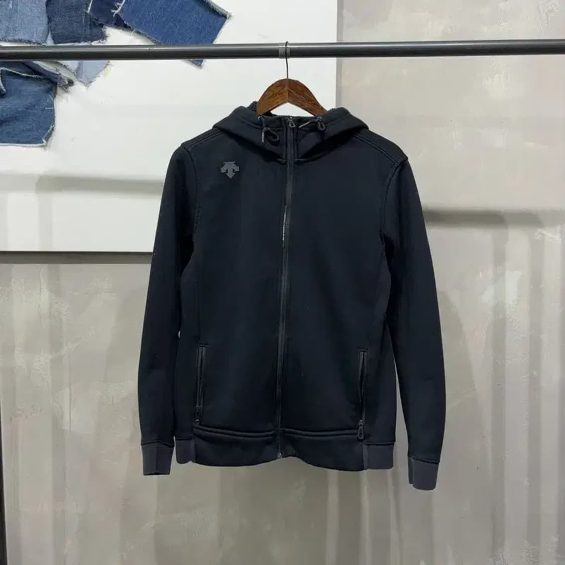 (100) 데상트 운동 스포츠 기모 후드집업 자켓 상품이미지1