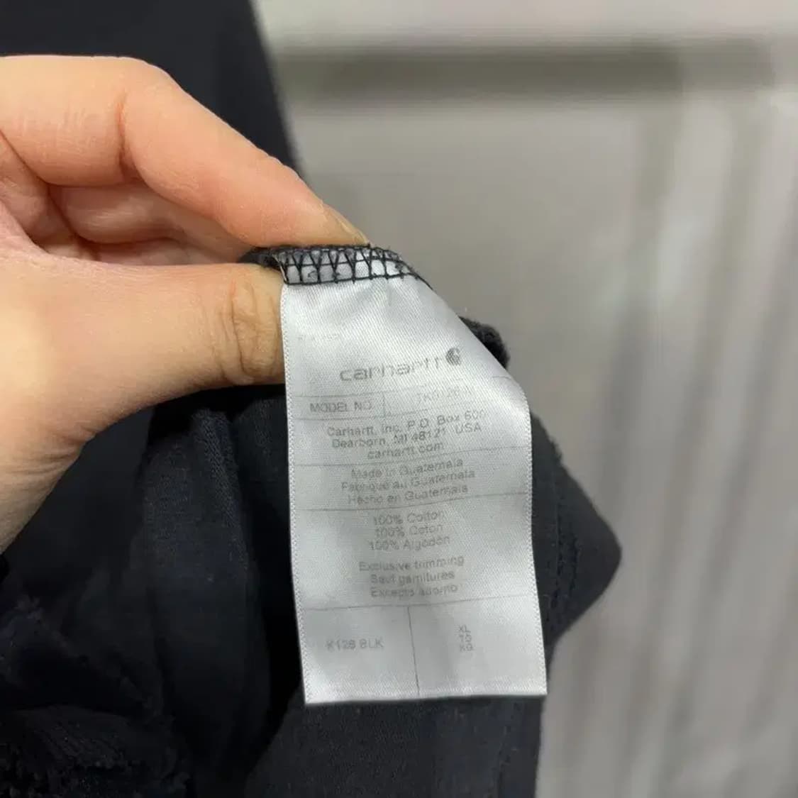 (빅사이즈) 칼하트 스트릿 캐주얼 포켓 롱슬리브 긴팔 티 상품이미지5