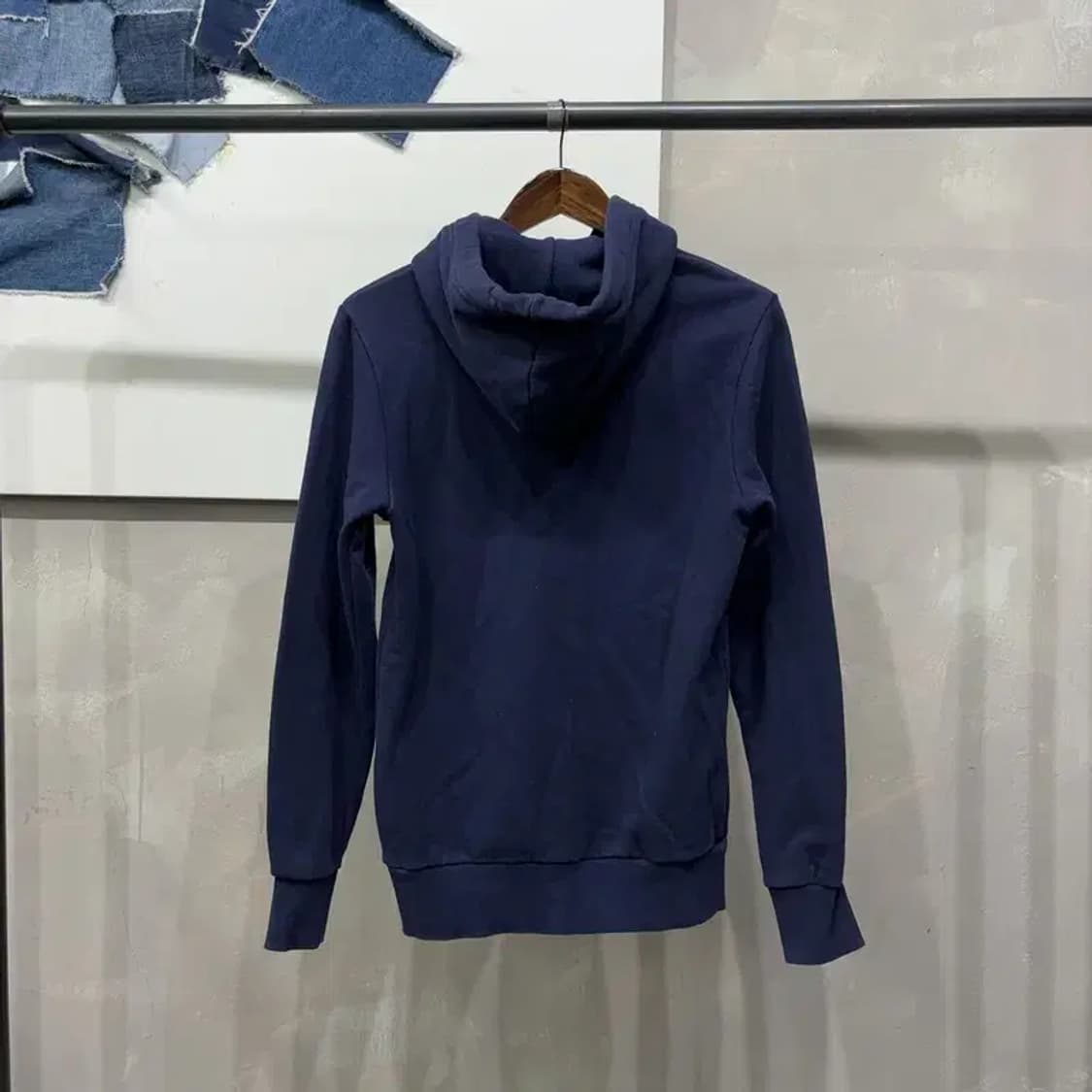 (95) 라코스테 여성 캐주얼 자수 네이비 후드티 상품이미지4