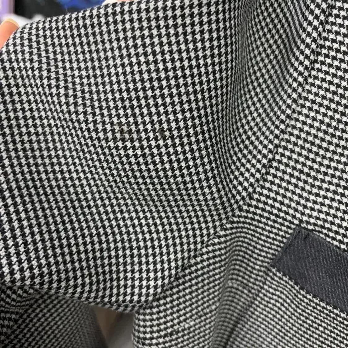 (77) 발렌시아 여성 캐주얼 체크 패턴 울 코트 자켓 상품이미지7