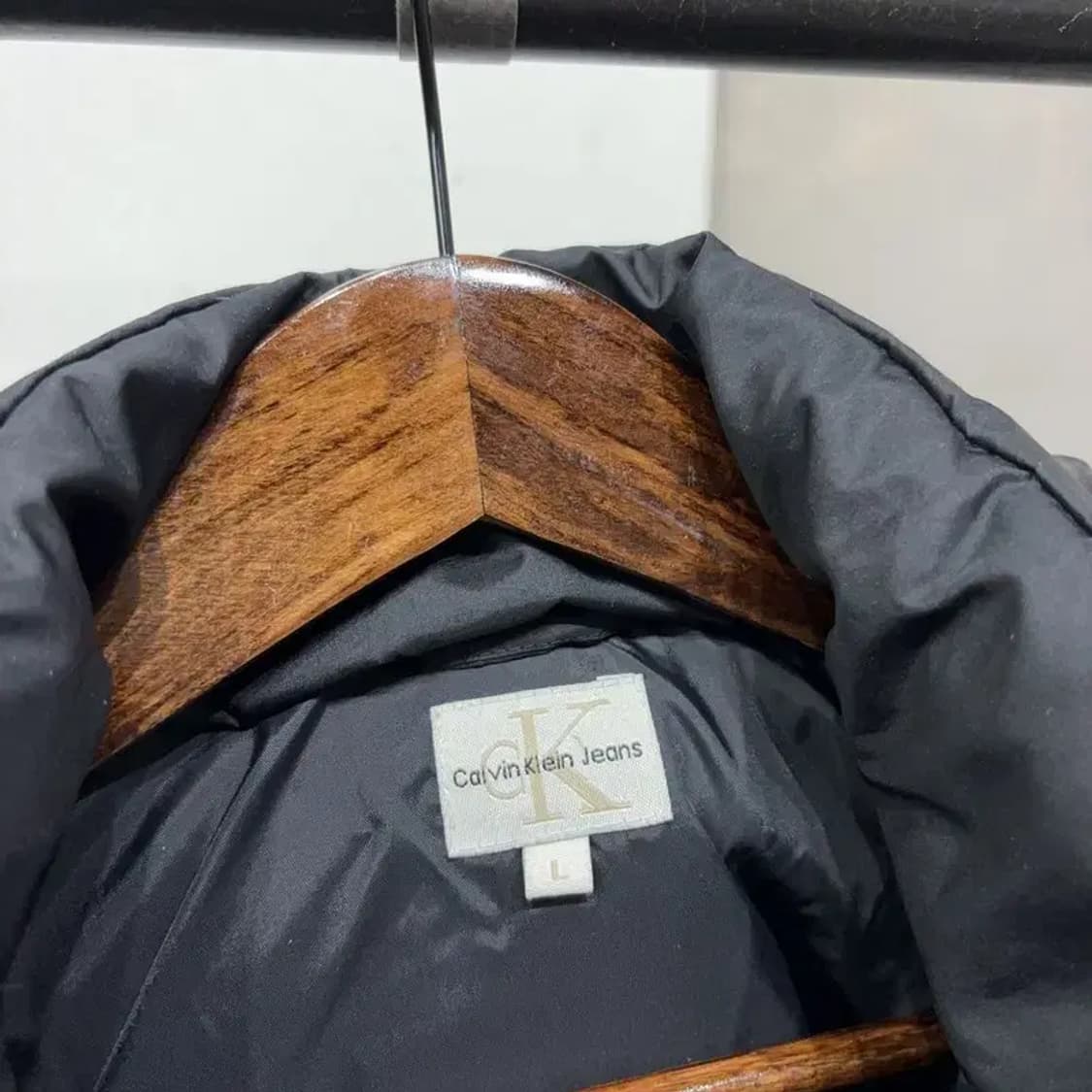 (100) 캘빈클라인 CK 여성 캐주얼 스트릿 후드 경량패딩 상품이미지2