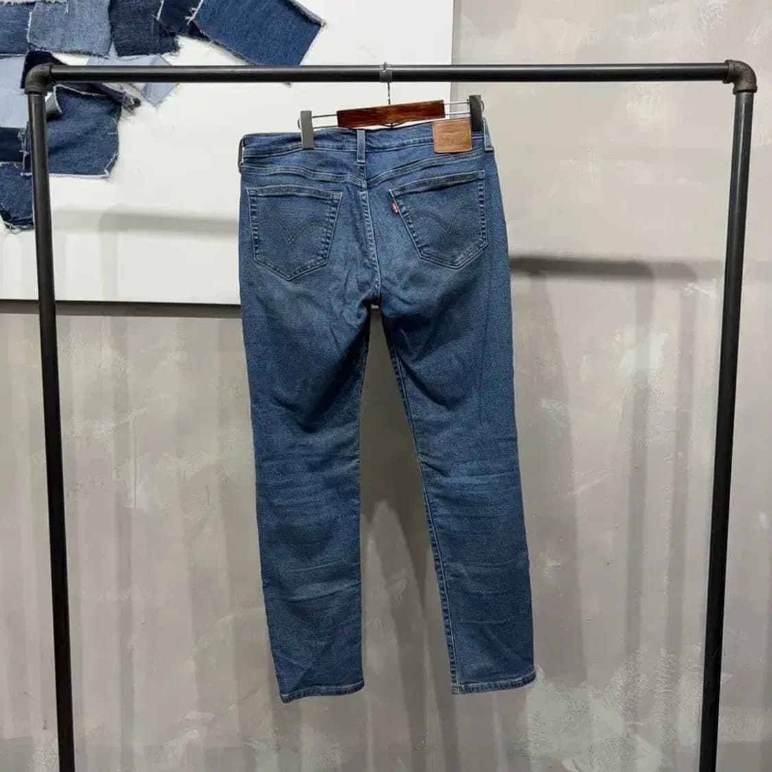 (27인치) 리바이스 여성 보이프렌드핏 빅E 스판 청바지 데님팬츠 상품이미지3