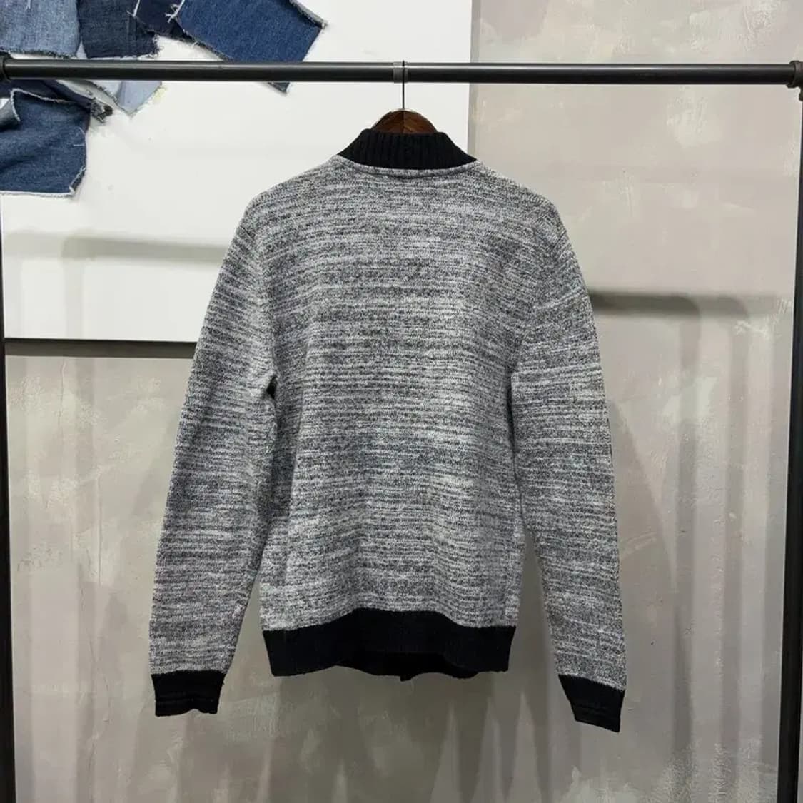 (95) 아메리칸이글 캐주얼 니트 블루종 바시티 자켓 상품이미지4