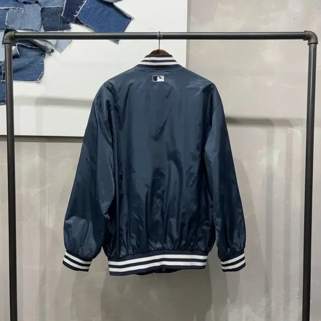 (110) MLB 뉴욕양키스 올드스쿨 야구잠바 바시티자켓 상품이미지4