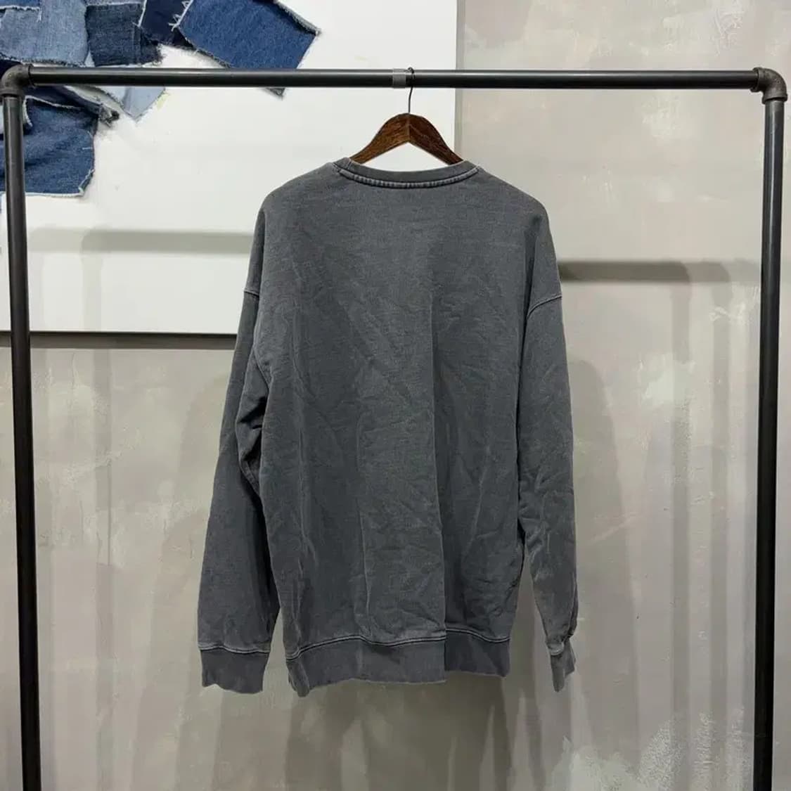 (110) 소버먼트 캐주얼 스트릿 피그먼트 맨투맨 긴팔 티 상품이미지4