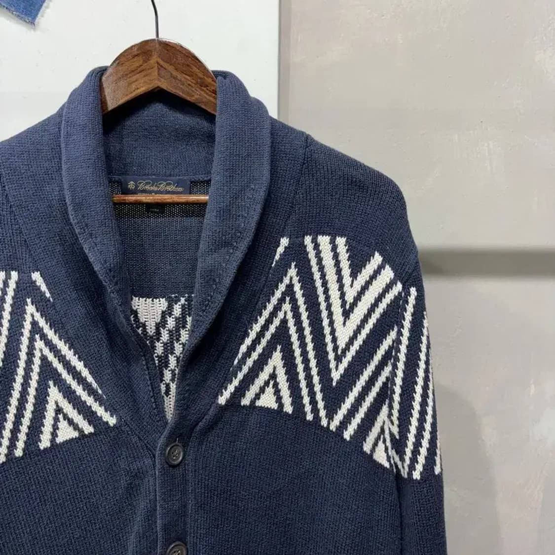 (105) 브룩스브라더스 캐주얼 클래식 숄카라 가디건 상품이미지3