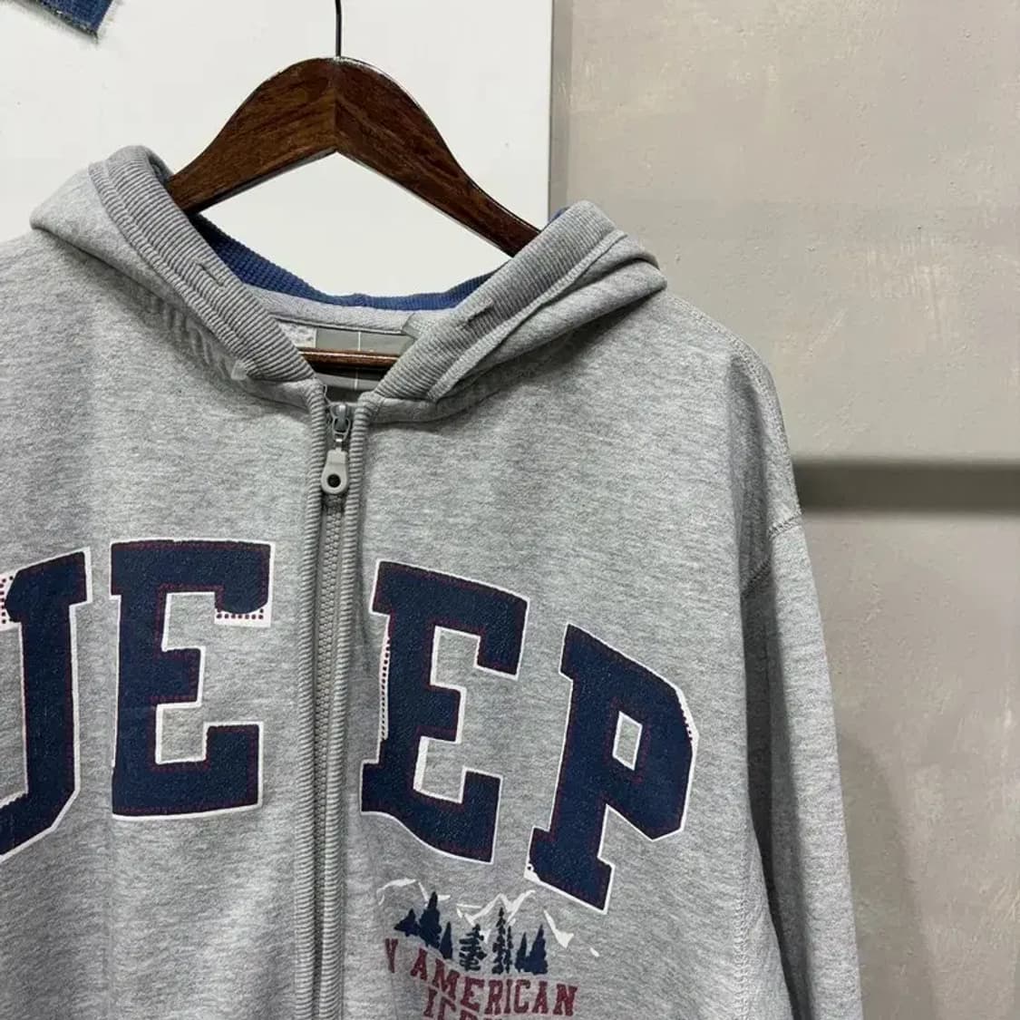 (105) 지프 캐주얼 프린팅 기모 후드집업 자켓 상품이미지3