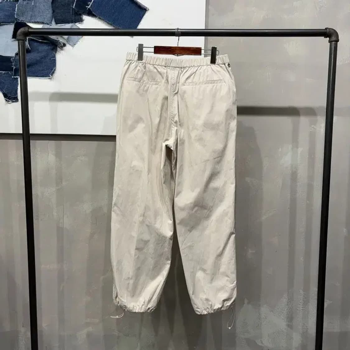 (28~30인치) 파르티멘토 스트릿 밴딩 더블니 포켓 팬츠 바지 상품이미지3