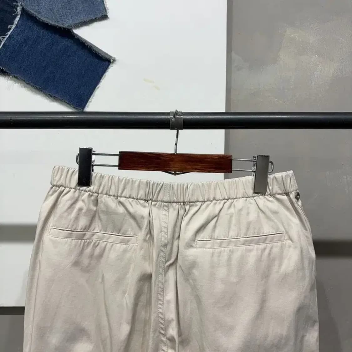 (28~30인치) 파르티멘토 스트릿 밴딩 더블니 포켓 팬츠 바지 상품이미지4