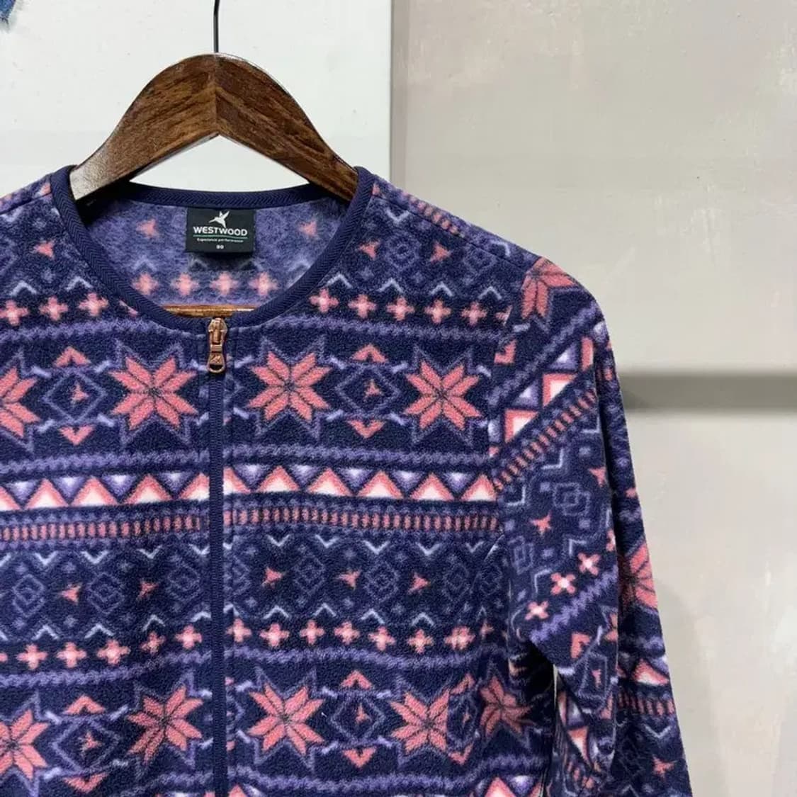 (90) 웨스트우드 여성 아웃도어 에스닉 후리스 플리츠 자켓 상품이미지3