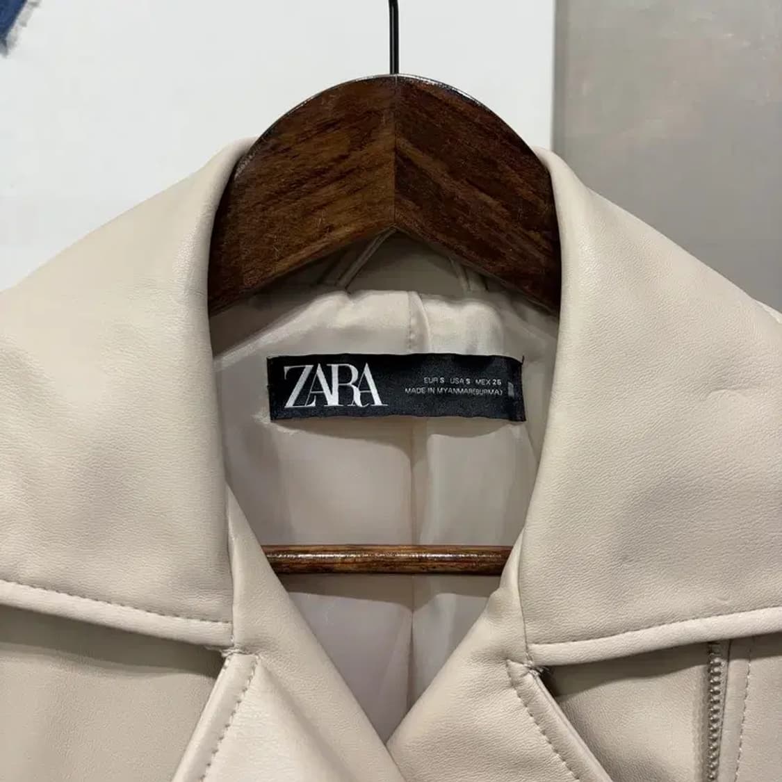 (85) 자라 ZARA 여성 캐주얼 인조가죽 라이더 자켓 상품이미지2