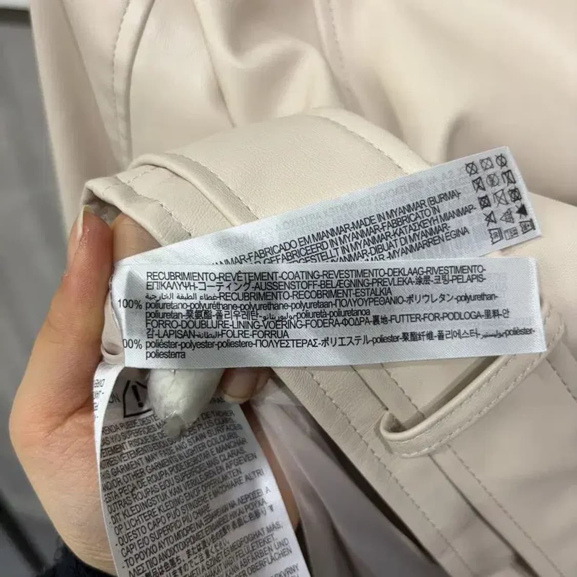 (85) 자라 ZARA 여성 캐주얼 인조가죽 라이더 자켓 상품이미지5