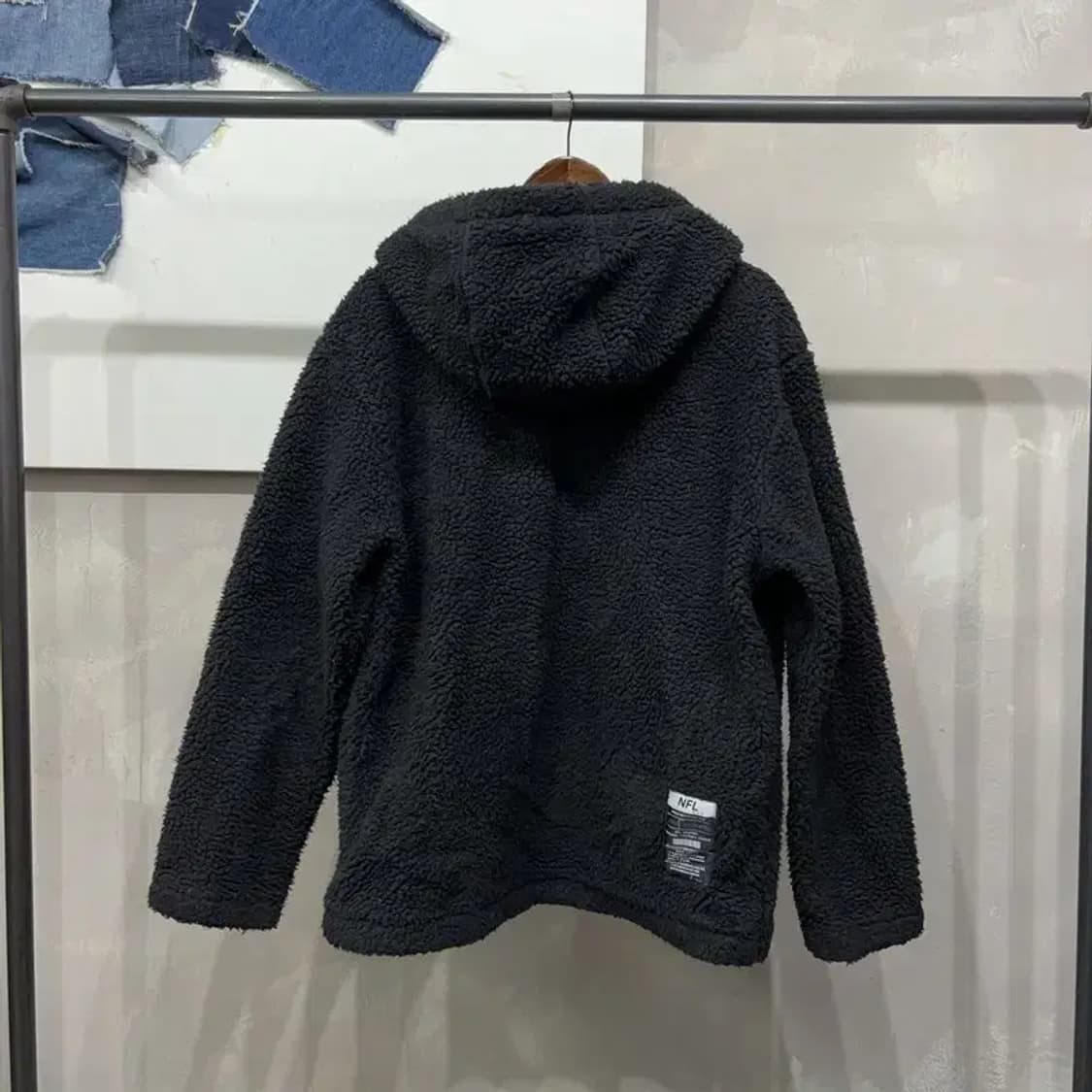 (105) NFL 캐주얼 스포츠 자수 양털 뽀글이 후리스 자켓 상품이미지4