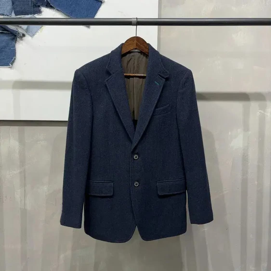 (95) 지오지아 클래식 네이비 울 블레이저 정장자켓 상품이미지1