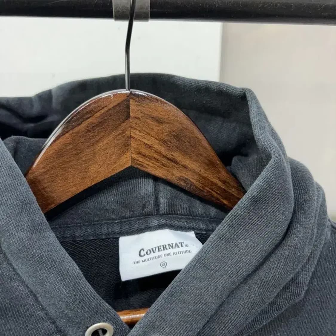 (105) 커버낫 스트릿 빅로고 자수 후드티 상품이미지2