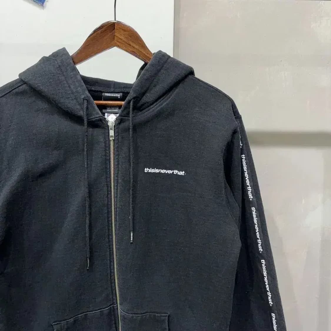 (105) 디스이즈네버댓 스트릿 소매라인 후드집업 자켓 상품이미지3