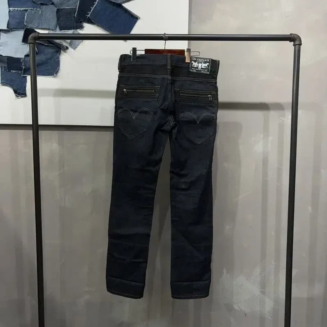 (34인치) 리바이스 511 스트릿 생지 진청바지 데님팬츠 상품이미지3