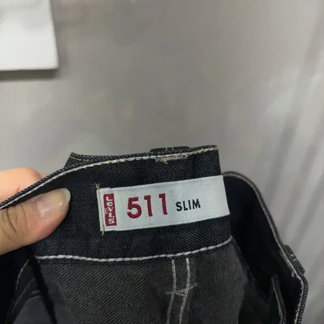 (34인치) 리바이스 511 스트릿 생지 진청바지 데님팬츠 상품이미지5