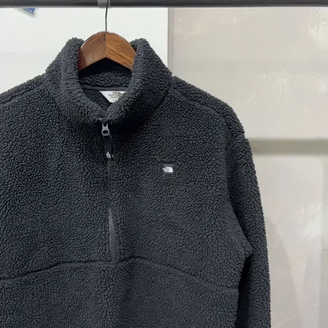 (95) 노스페이스 화이트라벨 뽀글이 후리스 반집업 맨투맨 긴팔 티 상품이미지3