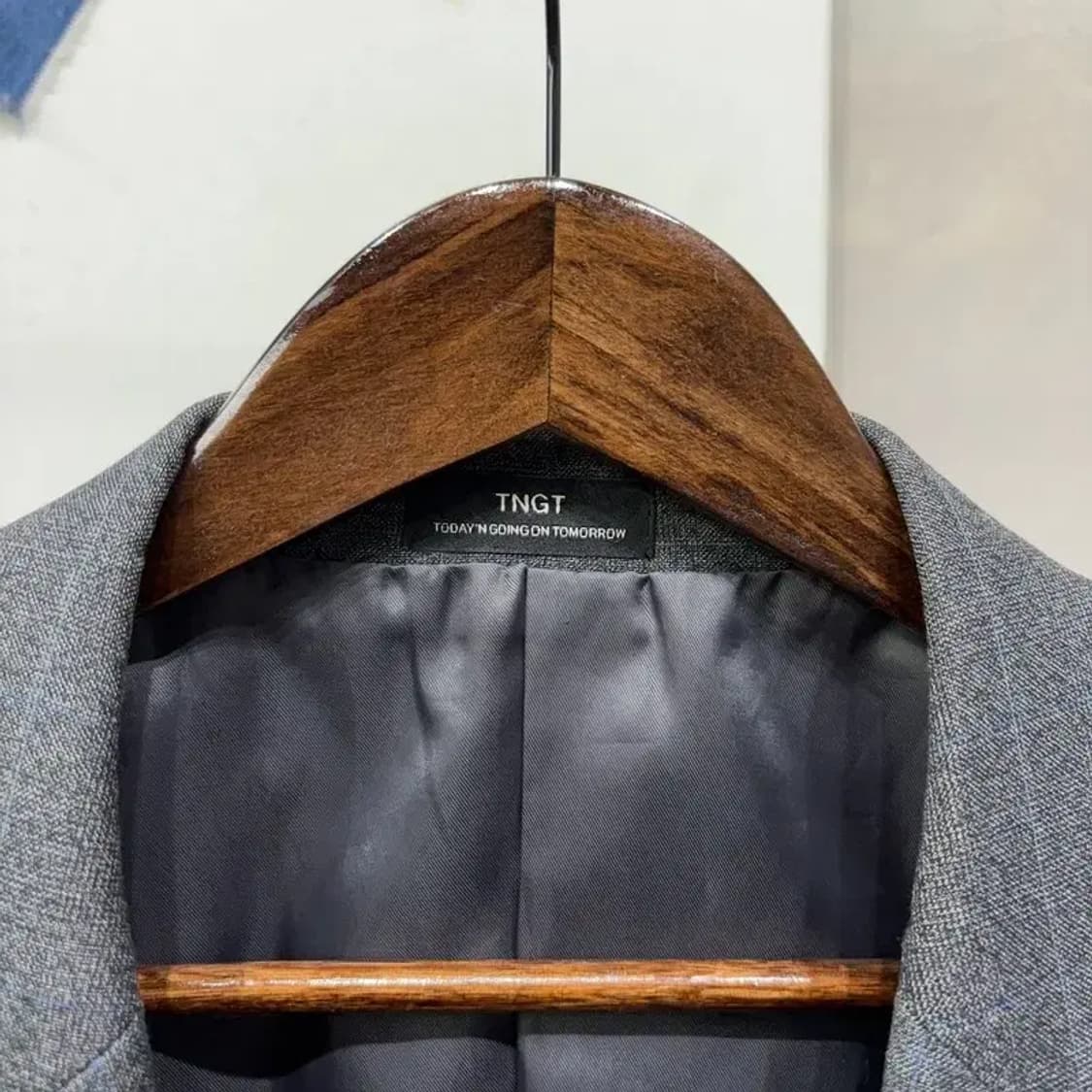 (100) TNGT 캐주얼 클래식 체크 블레이저 정장자켓 상품이미지2