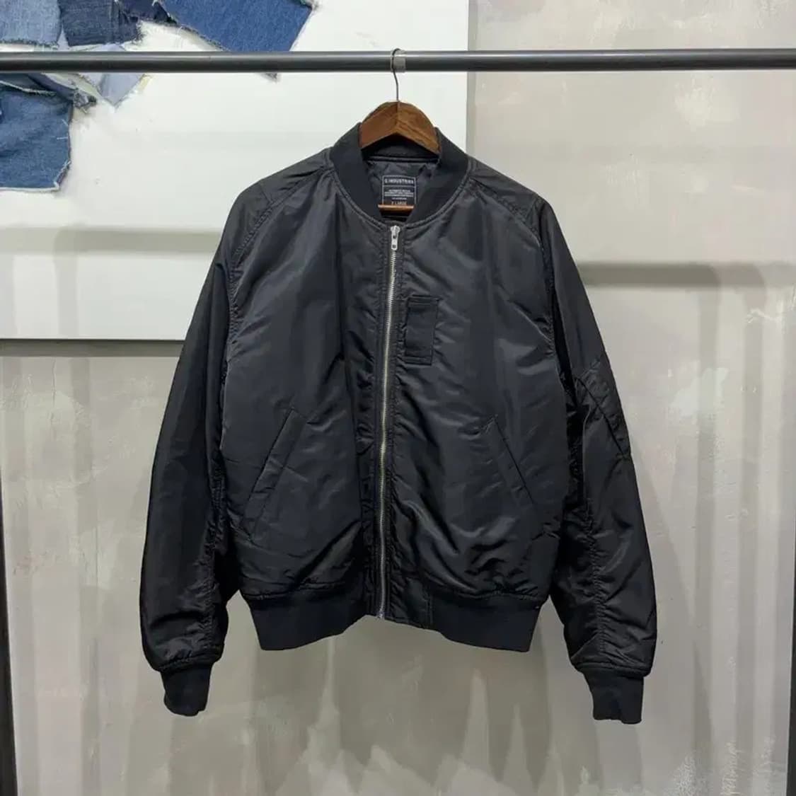 (105) 지오다노 캐주얼 베이직 블루종 항공점퍼 상품이미지1