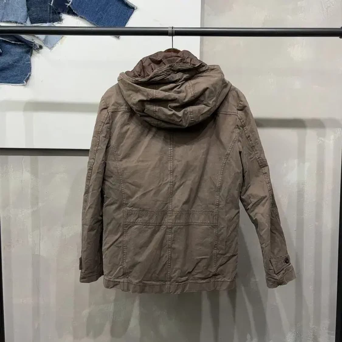 (100) 시리즈에피그램 캐주얼 포켓 내피 야상 자켓 상품이미지4