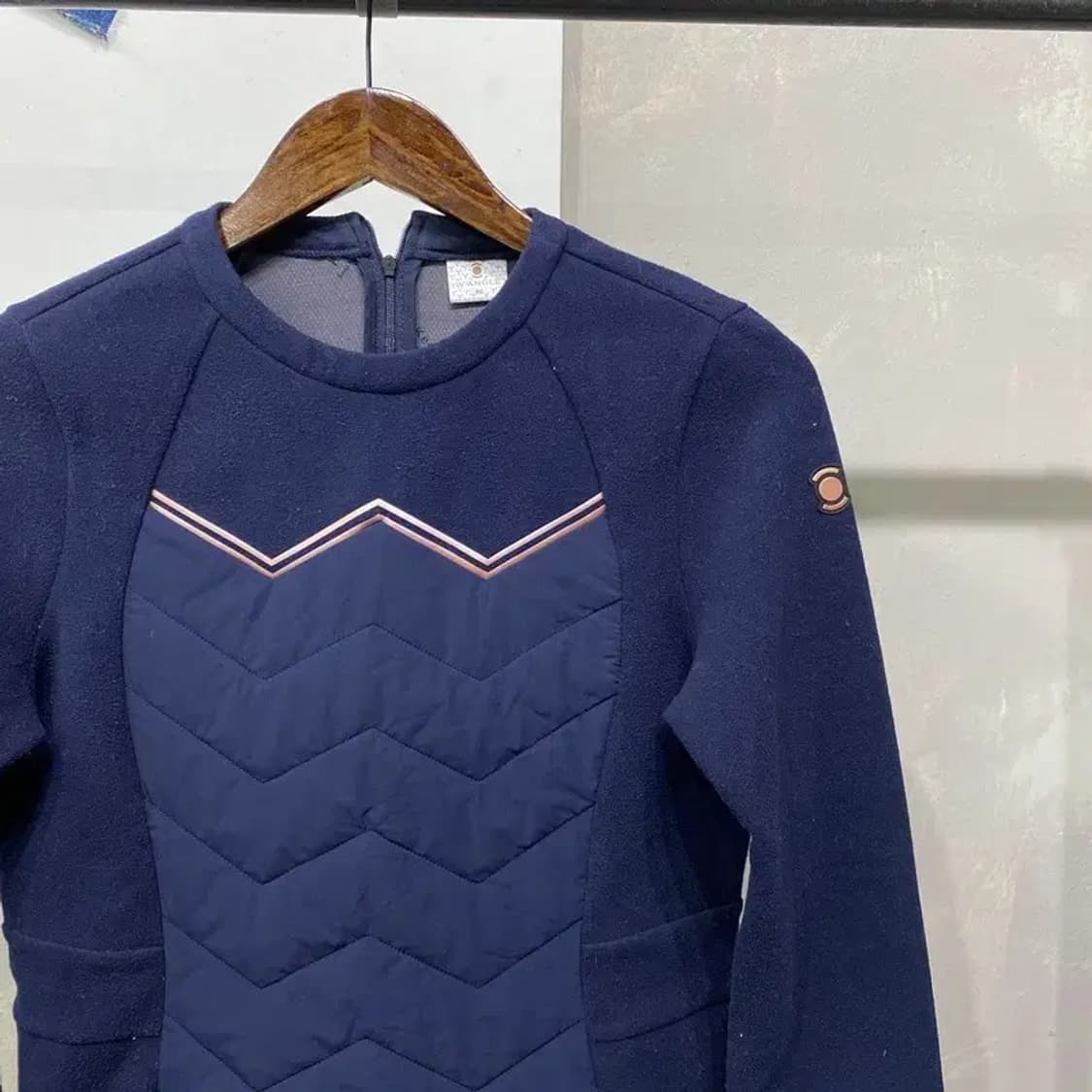 (90) 와이드앵글 여성 골프 경량 후리스 맨투맨 긴팔 티 상품이미지3