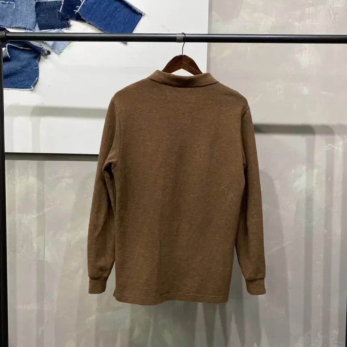 (95) 헤지스 캐주얼 클래식 자수 긴팔 카라티 상품이미지4