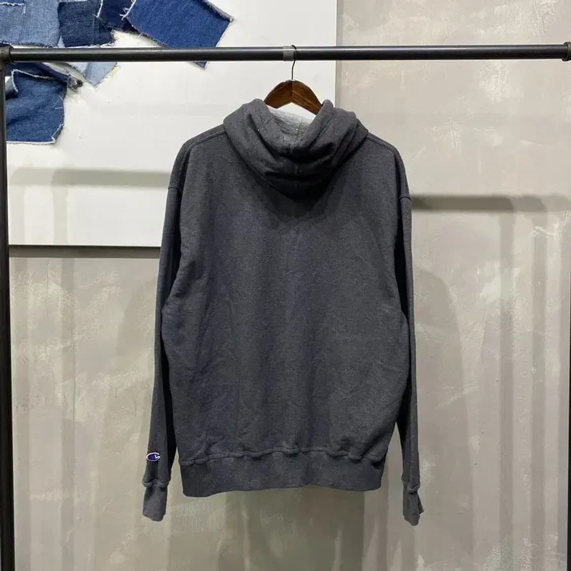 (110) 챔피온 캐주얼 자수 기모 후드티 상품이미지4