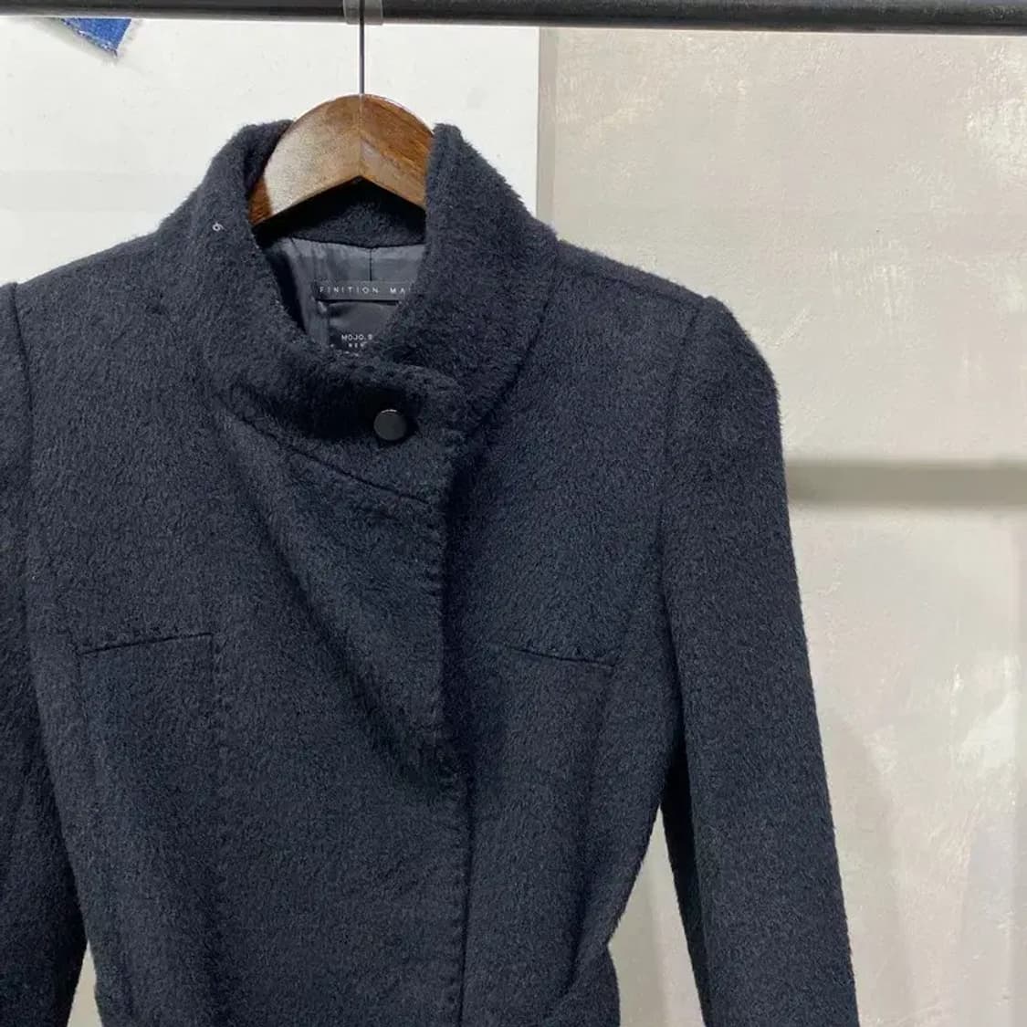 (85) 모조에스핀 여성 캐주얼 클래식 울 랩 롱 코트 상품이미지3