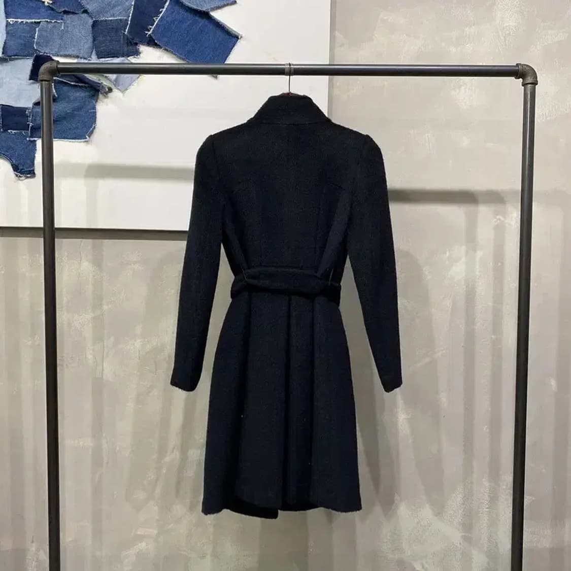 (85) 모조에스핀 여성 캐주얼 클래식 울 랩 롱 코트 상품이미지4