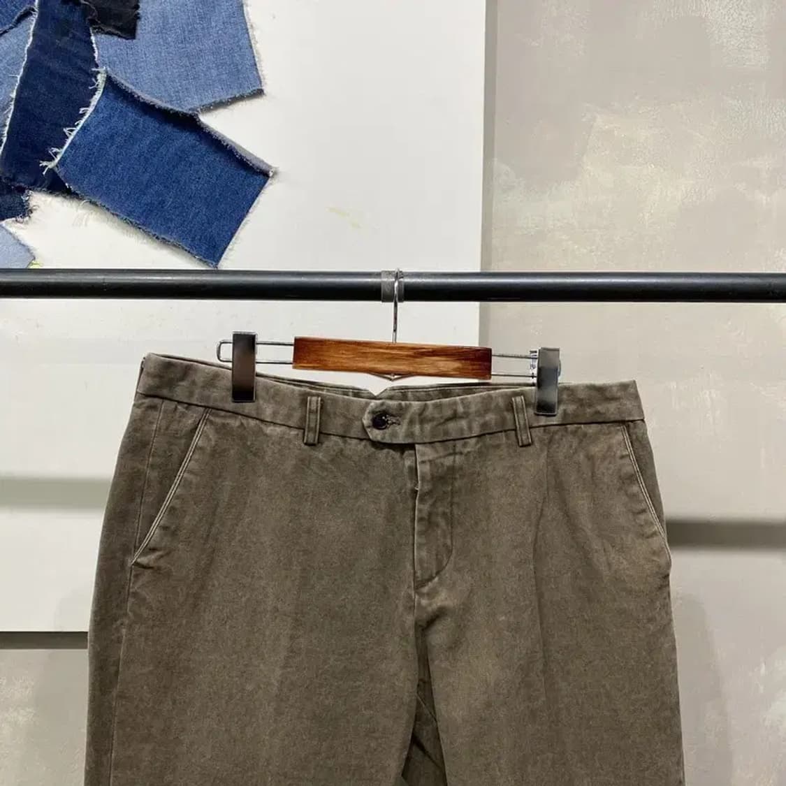 (34인치) 하바나컴퍼니 캐주얼 클래식 슬림핏 치노팬츠 면바지 상품이미지2