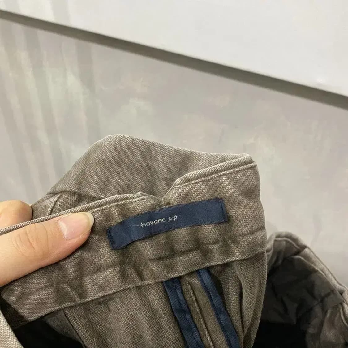 (34인치) 하바나컴퍼니 캐주얼 클래식 슬림핏 치노팬츠 면바지 상품이미지5