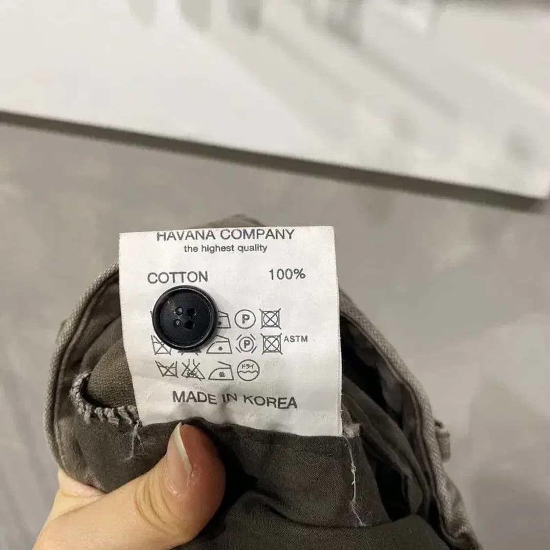 (34인치) 하바나컴퍼니 캐주얼 클래식 슬림핏 치노팬츠 면바지 상품이미지7