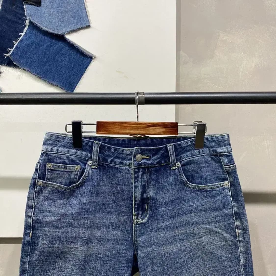 (30인치) 엑스톤즈 캐주얼 스트릿 스판 워싱 청바지 데님팬츠 상품이미지2