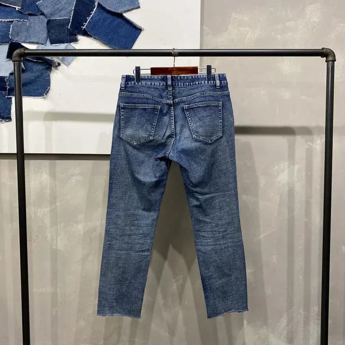 (30인치) 엑스톤즈 캐주얼 스트릿 스판 워싱 청바지 데님팬츠 상품이미지3