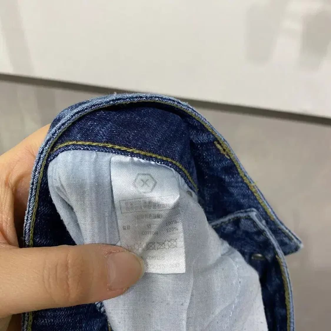 (30인치) 엑스톤즈 캐주얼 스트릿 스판 워싱 청바지 데님팬츠 상품이미지5