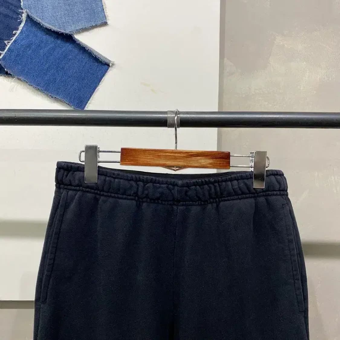 (30~32인치) 나이키 운동 스우시 드라이핏 밴딩 조거팬츠 운동바지 상품이미지2